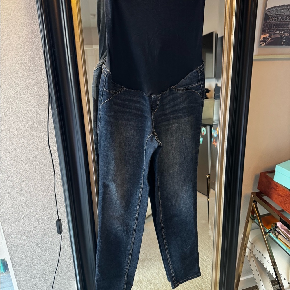1822 Denim Maternity Women's Dark Wash Ankle Jeans